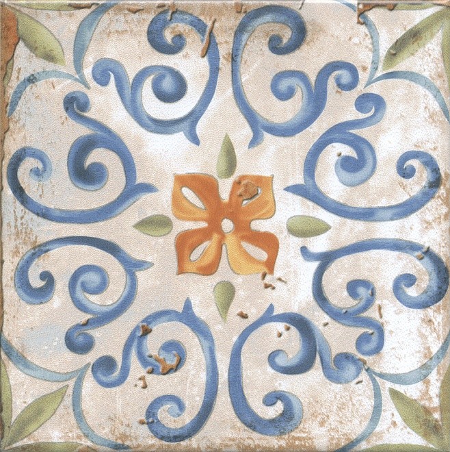 Kerama Marazzi Виченца 15х15 см декор настенный матовый бежевый