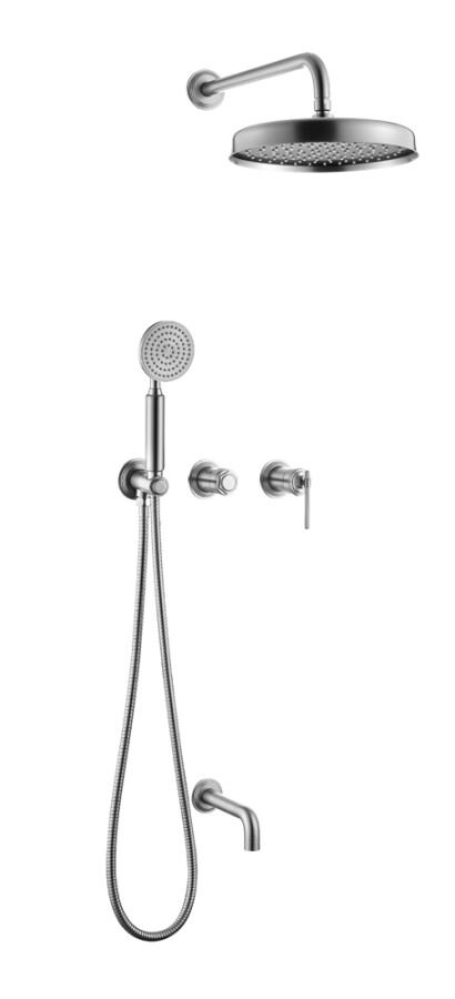 Душевая система Boheme Eterna Nikel Brush 174-2-NB