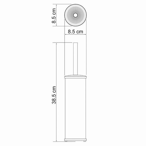 WasserKRAFT K-1027 туалетный ершик