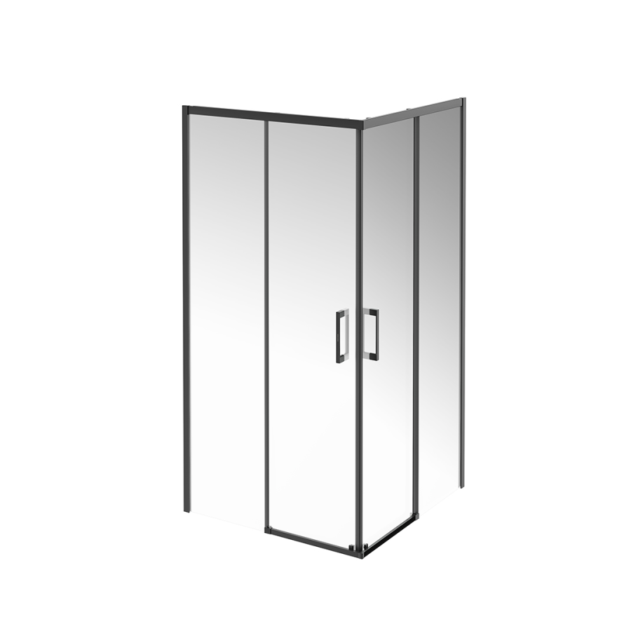 Kerama Marazzi Vetro душевой уголок 100х100 VE.100.SSD.BLK.M