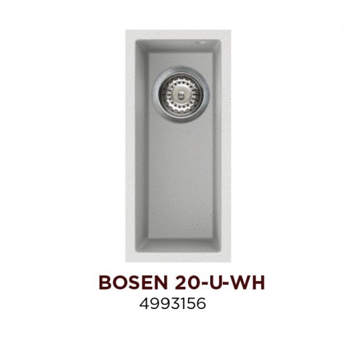 Omoikiri Bosen 20-U-WH 4993156 кухонная мойка tetogranit белый 20х44 см