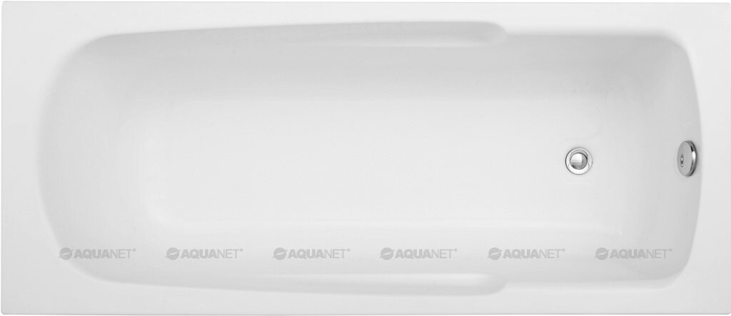 Aquanet Extra 160*70 ванна акриловая прямоугольная с каркасом 00255742