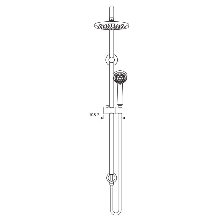 Vidima Balance BA273AA Душевая система без излива