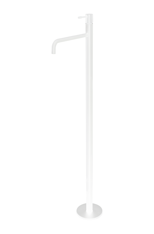 Смеситель для раковины напольный Boheme Uno Белый матовый 107-MW