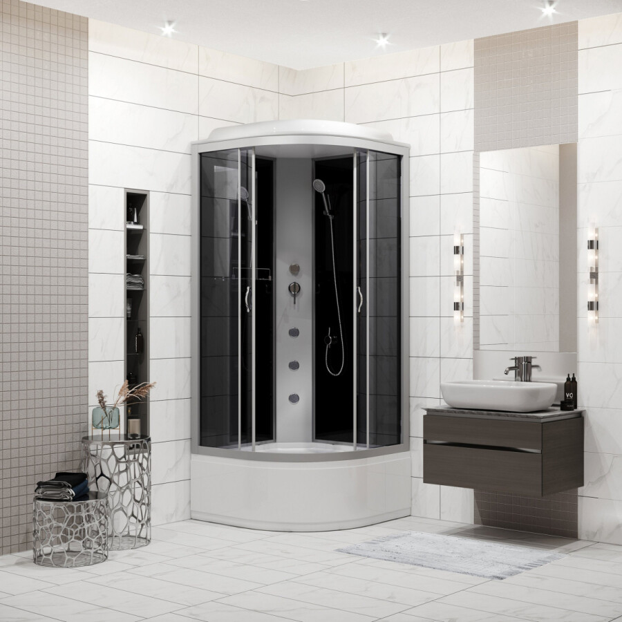 Niagara NG 2507-14G Душевая кабина 80x80 с гидромассажем 25071434G