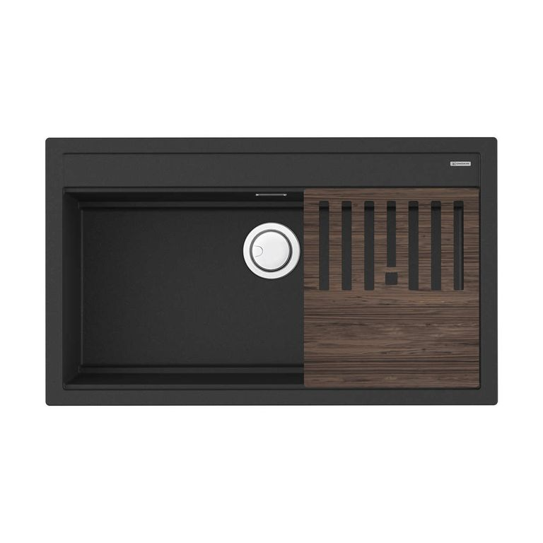 Omoikiri KITAGAWA 86-LB мойка кухонная графит 4993794