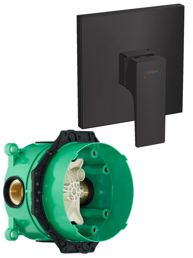 Hansgrohe 32565670S Set HG Metropol смеситель для душа (32565670+01800180) матовый черный