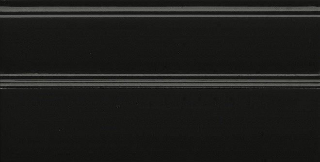 Kerama Marazzi Даниэли 30х15 см плинтус настенный черный глянцевый