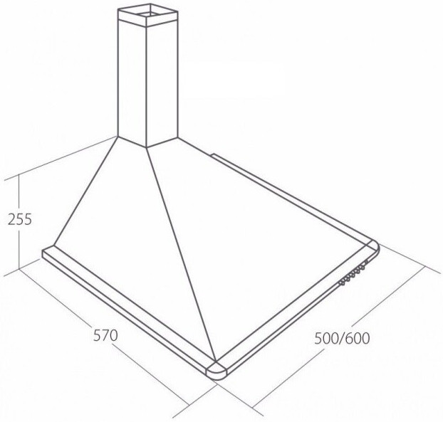 Akpo WK-5 Elegant turbo 60 см белый вытяжка
