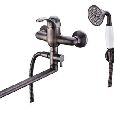 WasserKRAFT Isar 1302L смеситель для ванны бронза