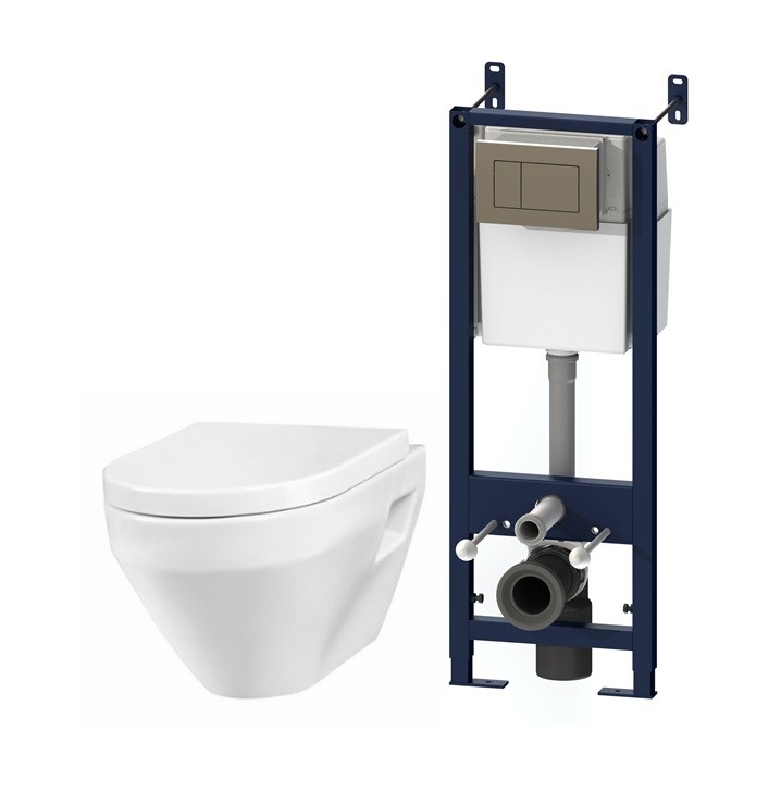 Am.Pm Spirit IS3701738 унитаз подвесной + инсталляция