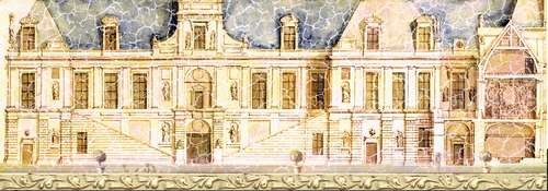 Global Tile Grace 7х20 см бордюр настенный прованс