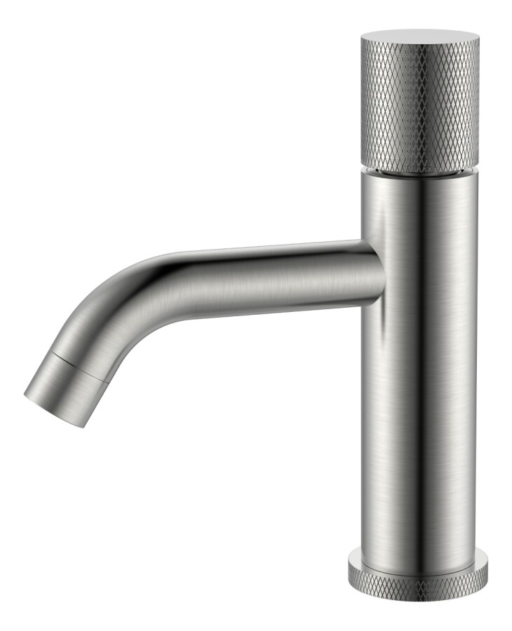 Смеситель для раковины Boheme Stick ручка Touch Nikel Brush 121-NB.2