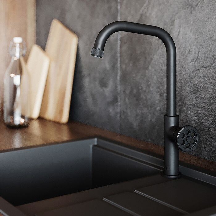 Iddis Grange GRABL00i05 смеситель для кухни черный