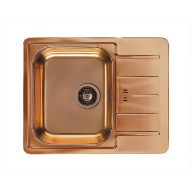 Мойка Alveus VintageLine 60 1068998 нержавеющая сталь декоративное PVD медь 61,5х50 см