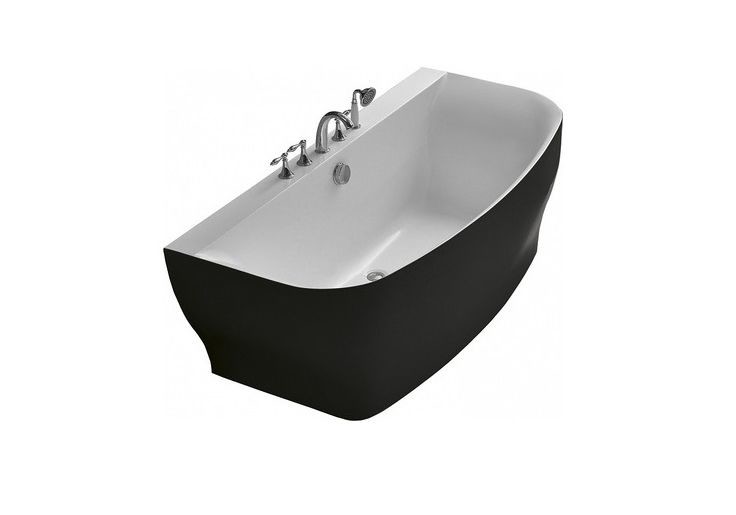 BelBagno Nero BB74-NERO 165*78 ванна акриловая прямоугольная