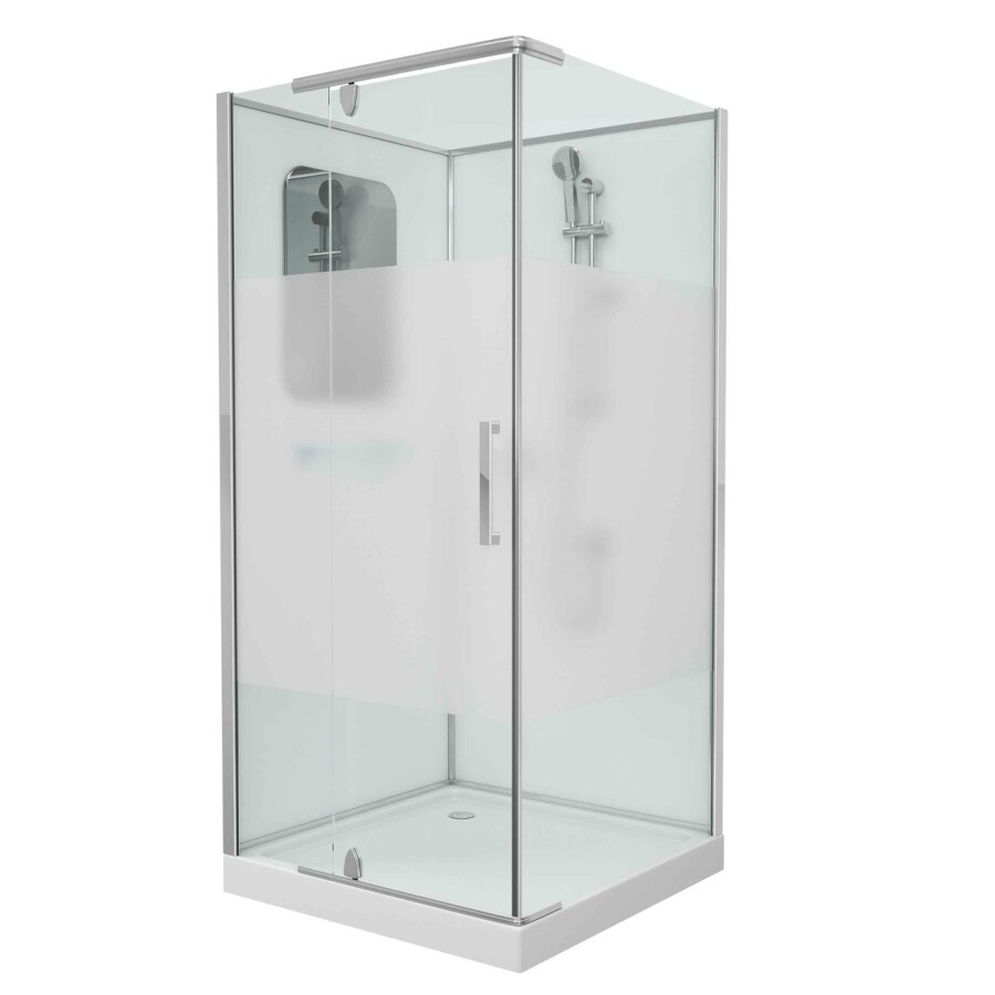 Душевая кабина Grossman Classic GR171QL (90х90х205) дверь распашная,4 места