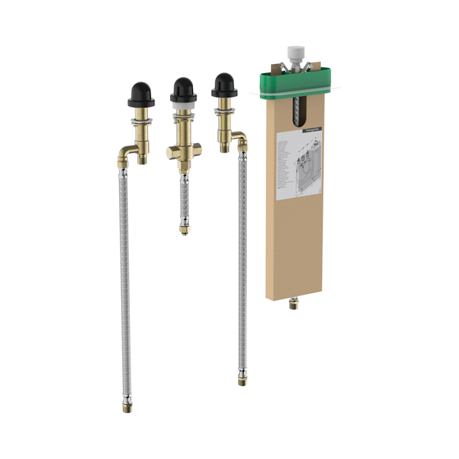 Hansgrohe Скрытая часть смесителя на край ванны на 4 отверстия 13440180