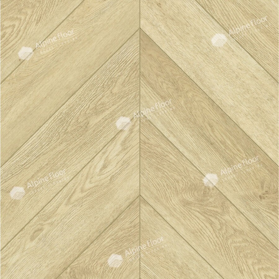 Alpine Floor Chevron Alpine SPC ламинат Дуб Ваниль Селект ЕСО 18-2 600х127х5 mm