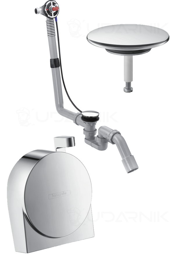 Hansgrohe 58117000S Set HG Exafill S излив на ванну с набором для слива и перелива (58117000+58115180)
