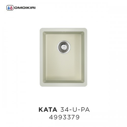 Omoikiri Kata 34-U-PA 4993379 кухонная мойка аrtgranit пастила 34х42 см