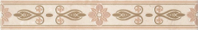 Kerama Marazzi Мармион 40х6 см бордюр настенный светло бежевый