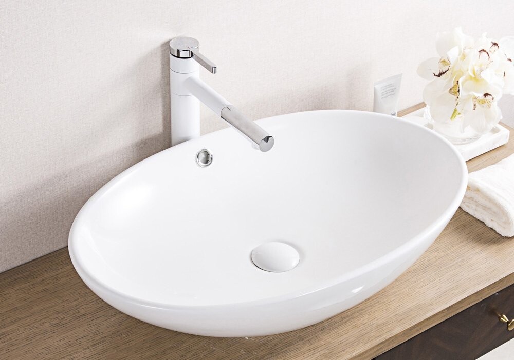 BelBagno BB1104 раковина накладная 63 см белая