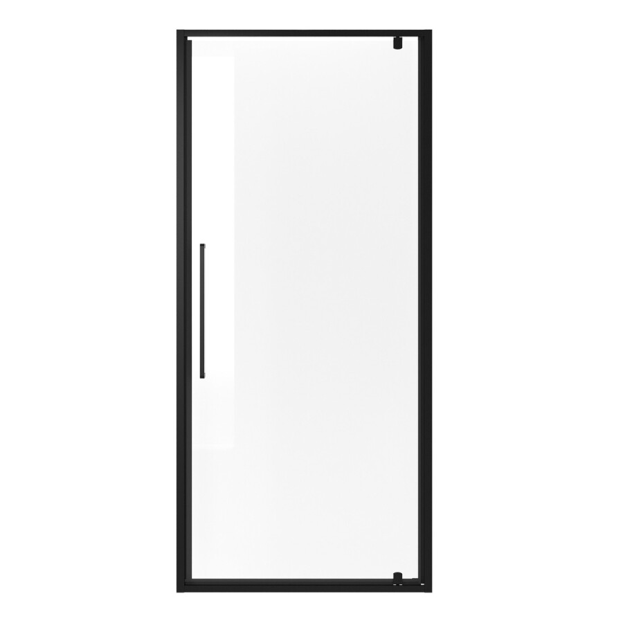 Дверь в нишу Niagara Nova NG-85-10AB (100х195) черный матовый,стекло прозрачное,дверь распашная,1 место