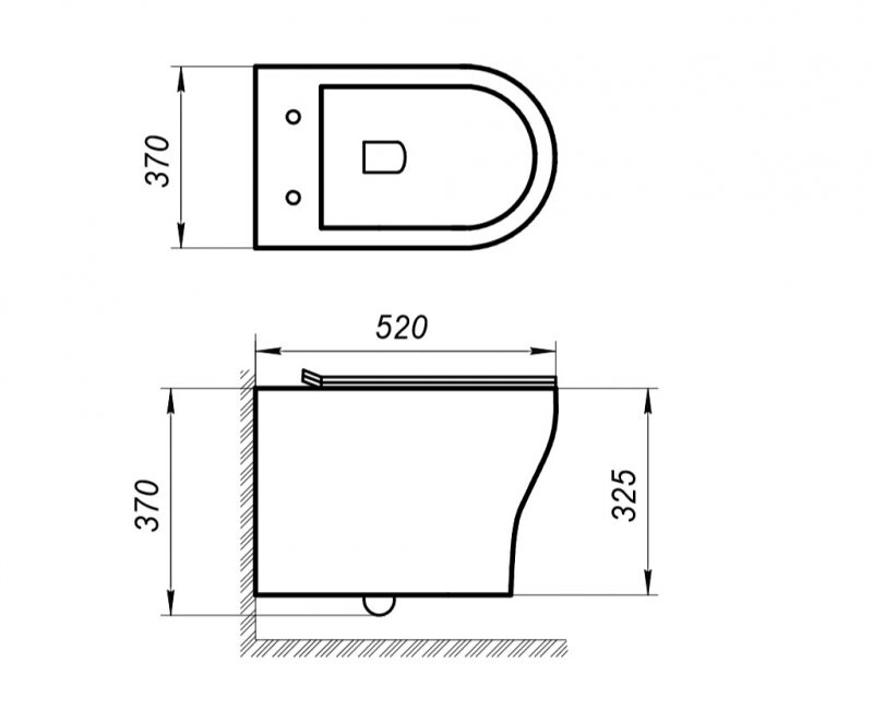 BelBagno Acqua унитаз подвесной BB340CHR