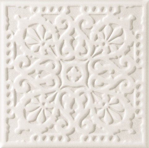 Tubadzin Majolika 20х20 см декор настенный серый B