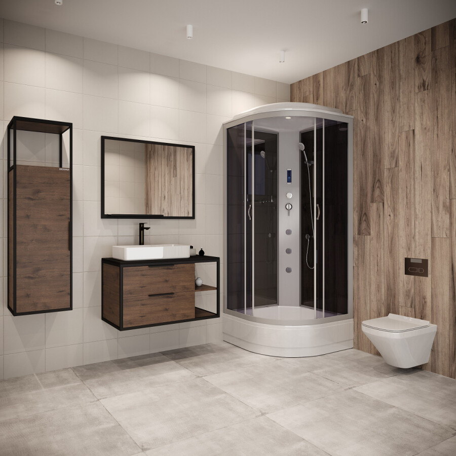 Niagara NG 3517-14 Душевая кабина 90x90 Бессиликоновая сборка 35011434F