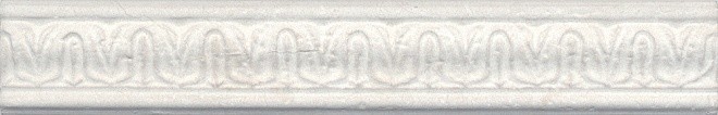 Kerama Marazzi Лаурито 25х4 см бордюр настенный белый BAA001
