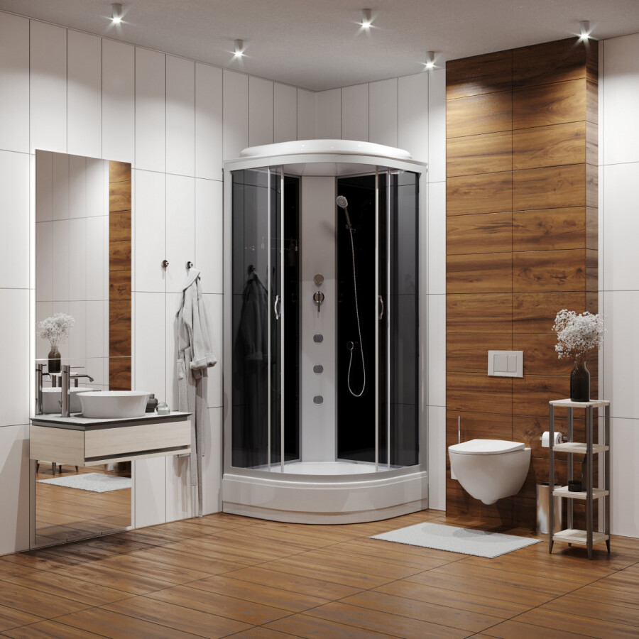 Niagara NG 3502-14G Душевая кабина 100x100 с гидромассажем 35021434G