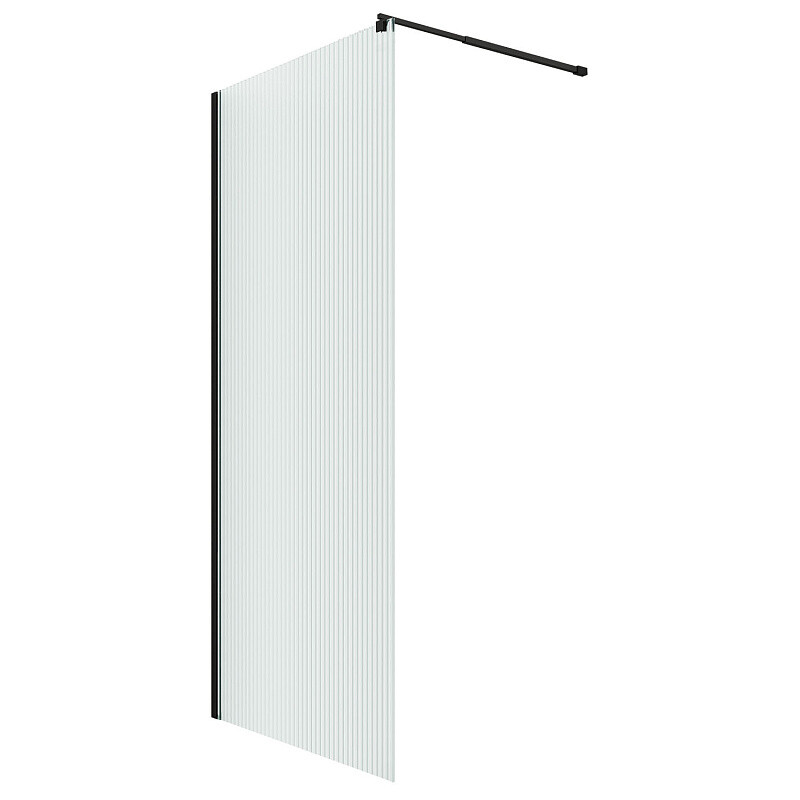 Душевая перегородка Loranto Walk-in 130х200 CS-Z02В-130 профиль черный матовый