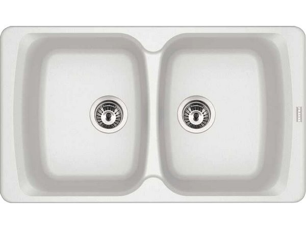 Franke AZG 620 кухонная мойка fragranite+ белый 86 x 50 см