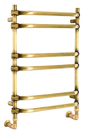 Полотенцесушитель Тулуза 500х700-06Т Ретро Цилиндр Трапеция бронза