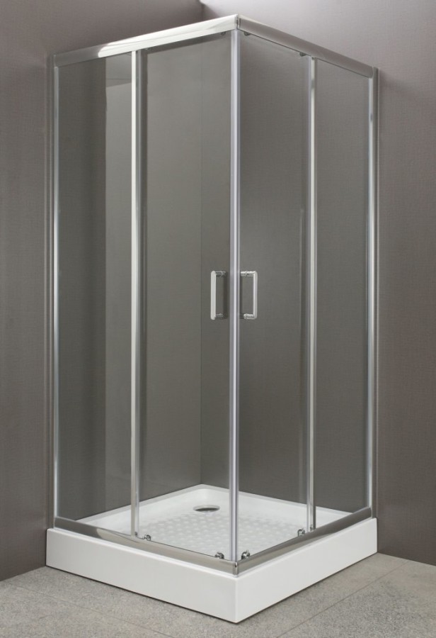 BelBagno UNO-195-A-2-90-C-Cr душевое ограждение 90*90*185