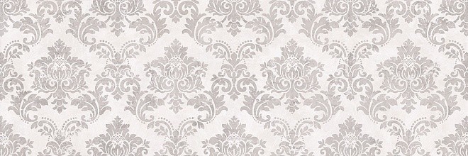 Kerama Marazzi Город на воде 25х75 см плитка настенная светло-серая матовая орнамент 12115R