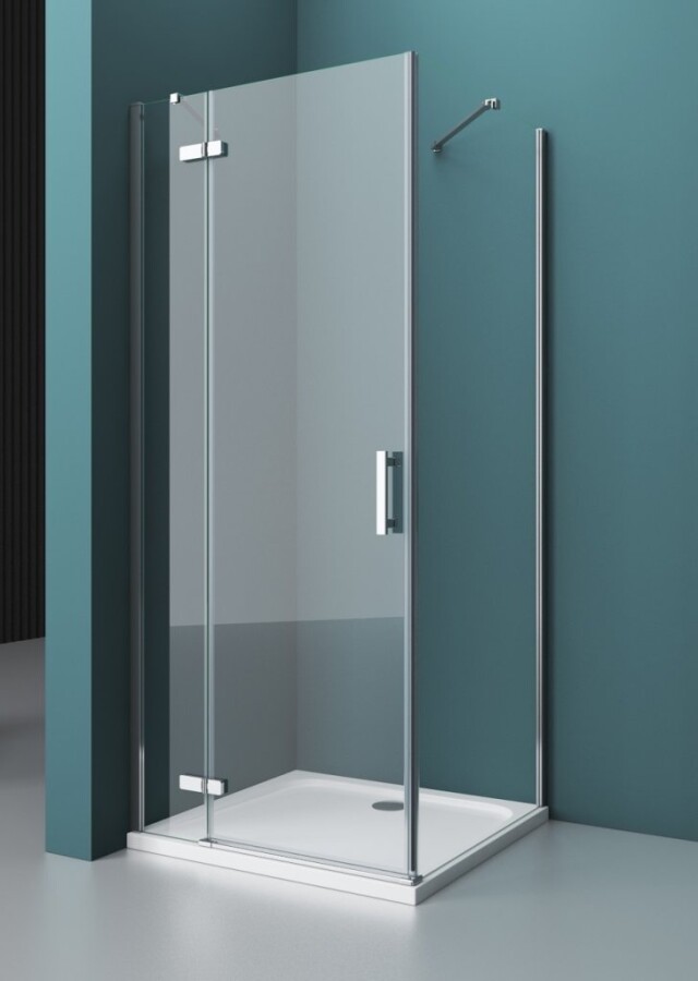 BelBagno душевое ограждение KRAFT-AH-12-120/100-C-Cr-L 120х100х195