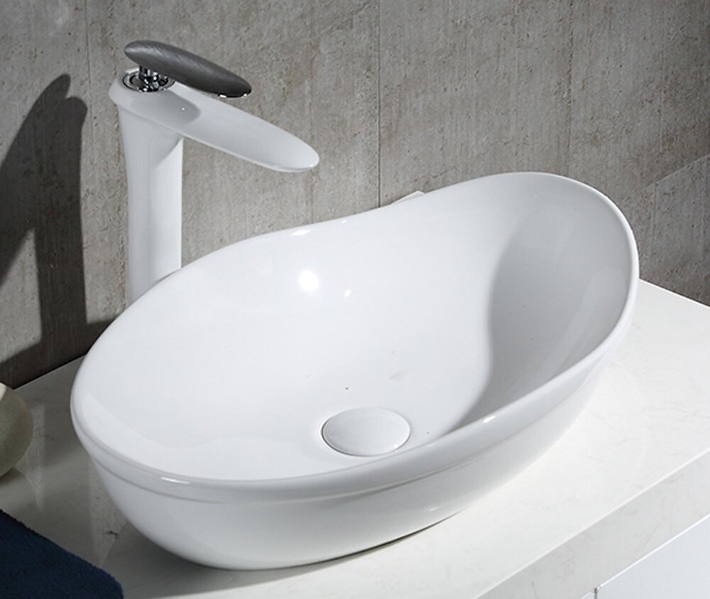 BelBagno BB1362 раковина накладная 52 см белая