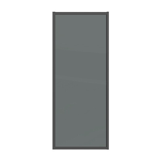 Боковая стенка Grossman Style 200.K33.05.80.21.10 (80х195) черный матовый,стекло тонированное, 1 место