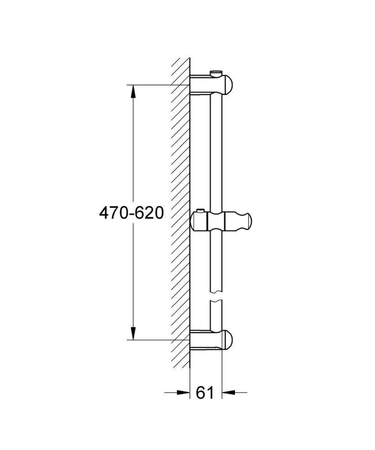 Grohe Euphoria Neutral 27499000 душевая штанга