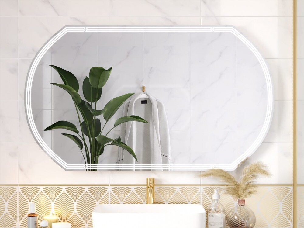 Зеркальное полотно Cersanit LED 090 design 100*60 LU-LED090*100-d-Os