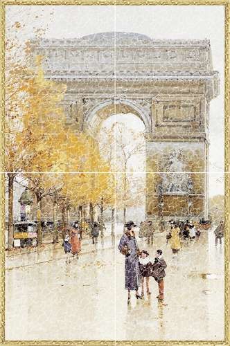 Global Tile Grace 40х60 см панно настенное арка из четырех штук