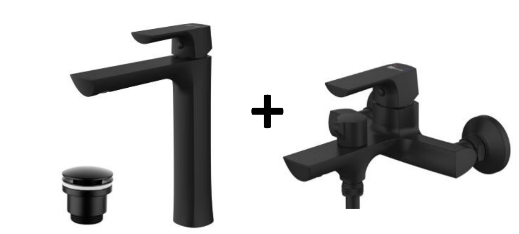 Lemark Ursus набор смесителей LM7209BL+LM7214BBL