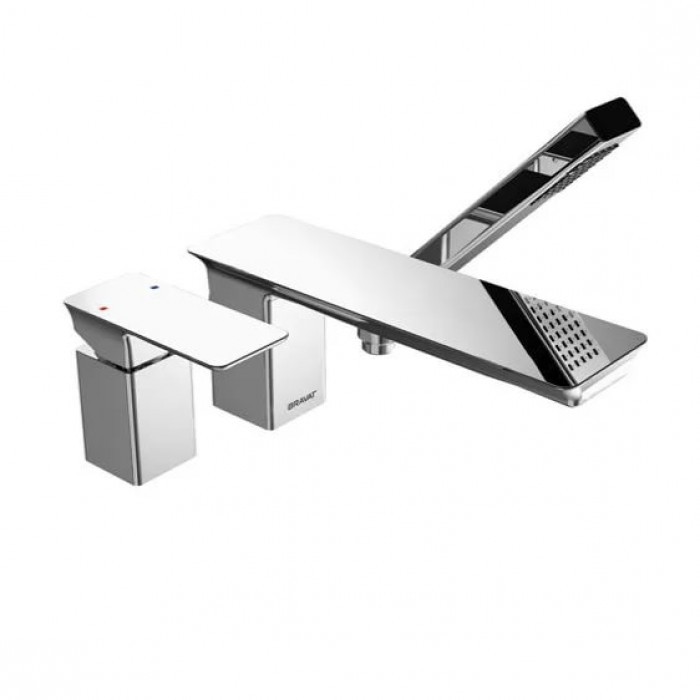 Bravat Phillis F556101C-2-ENG смеситель на борт ванны хром