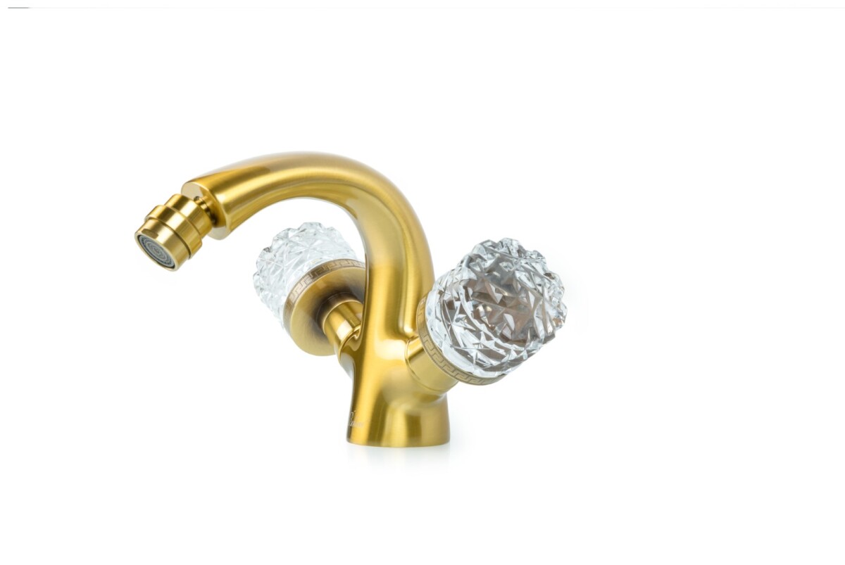 Смеситель для биде Boheme Cristal Бронза 316-CRST