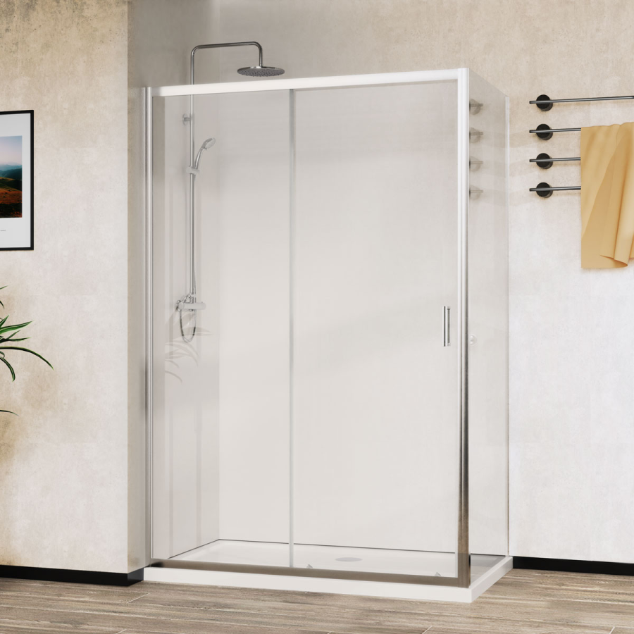Vincea City душевой уголок 120х90 см хром / прозрачный VSR-5CT9012CL