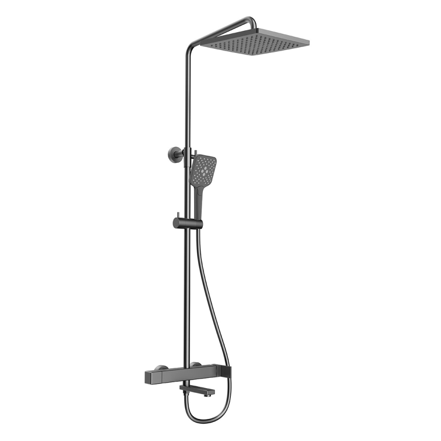 Vincea Cube душевая стойка вороненая сталь VSFS-1C1GM