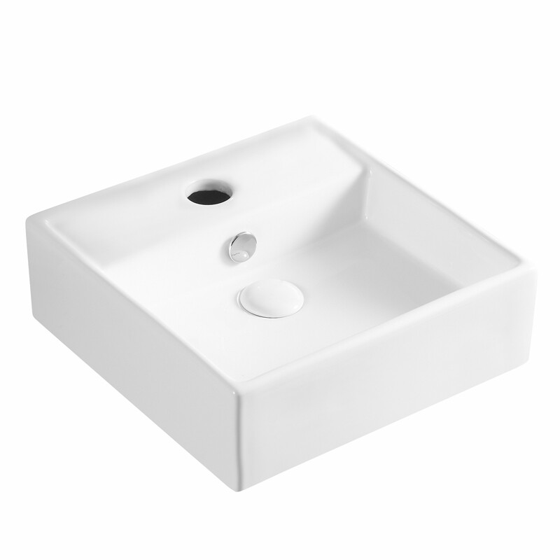 Azario AZ4148 раковина накладная 38*38*12.5 см